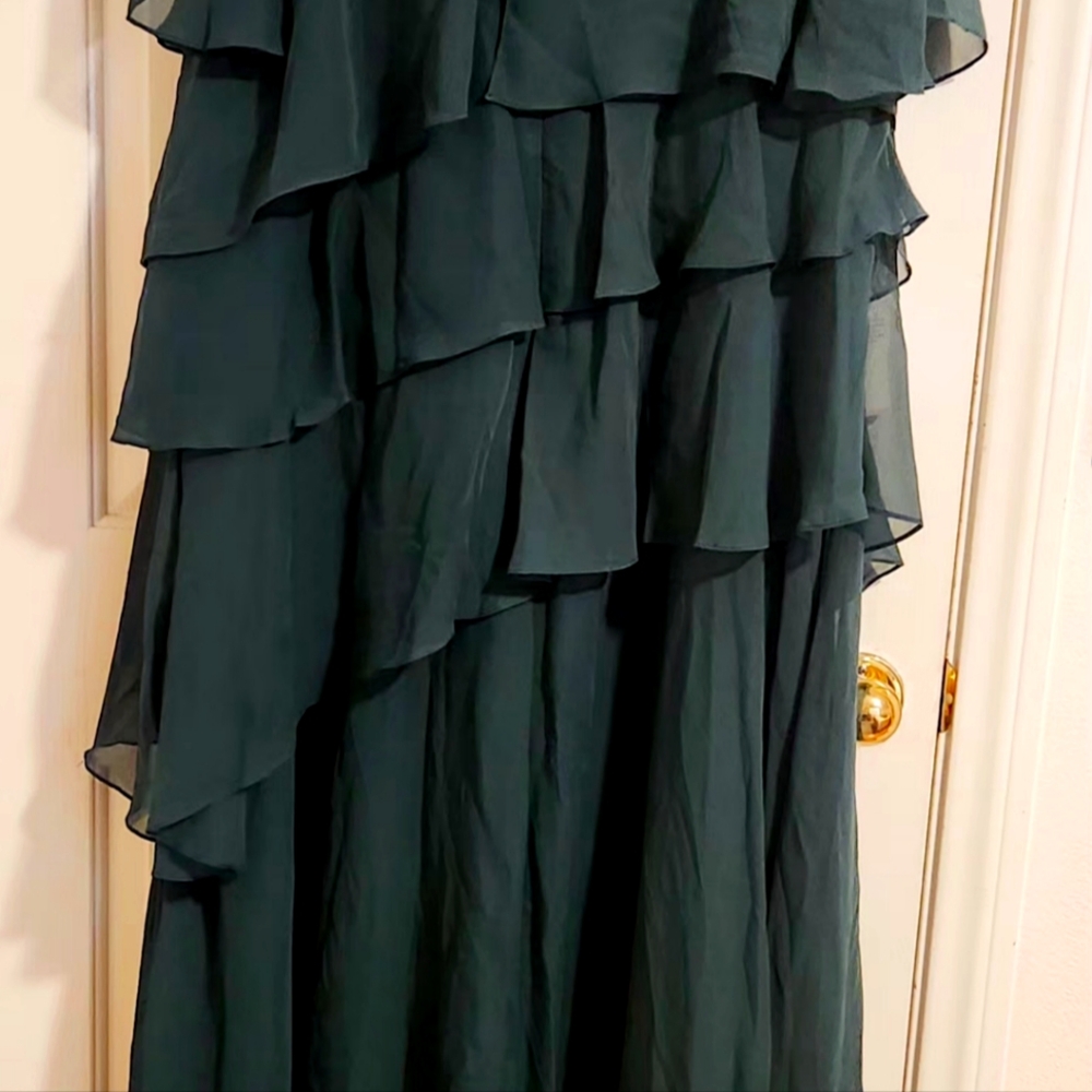 JJ house dark green mother of the groom  dress